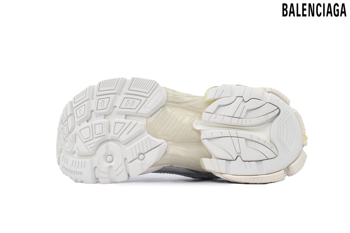 Balenciaga Runner men's shoes women sneakers ¨C White & Purple Splatter