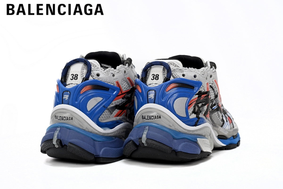 Balenciaga Runner Graffiti men's shoes  women sneakers ¡ª Multicolor
