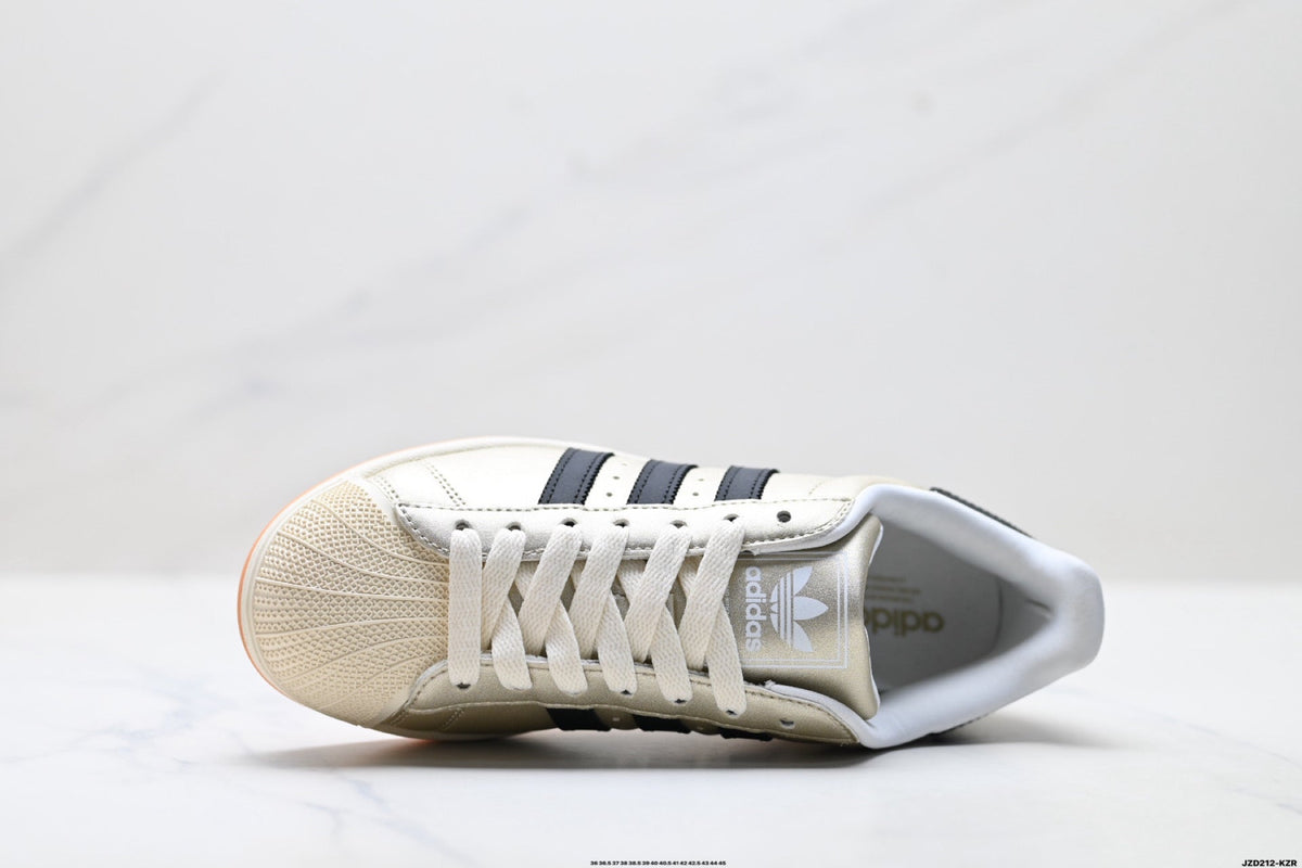 adidas Originals Superstar ¡ª Champagne Gold & Black | Gum Shell Toe
