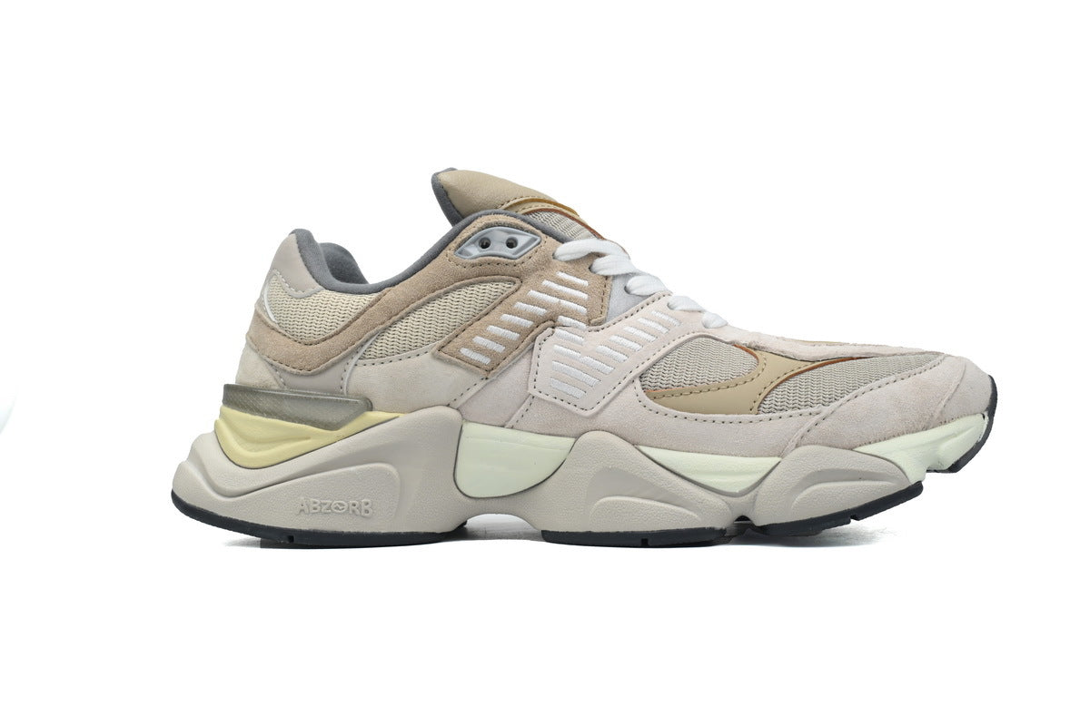 New Balance 9060 Women's & Men's Chunky Retro Sneakers - Beige & Grey