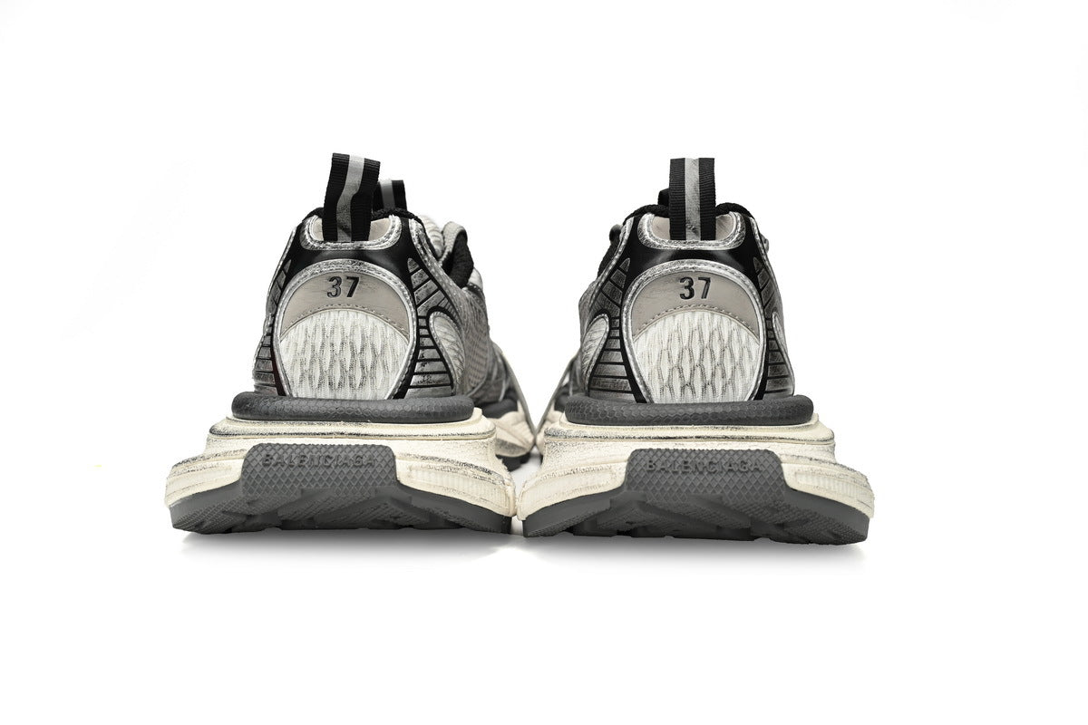 Balenciaga 3XL  men's shoes Track Sneaker ¨C Low-Top Chunky Sole balenciaga runners  White lime