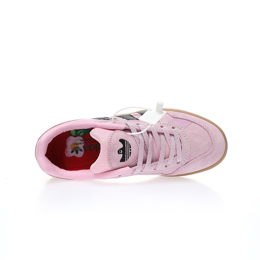 Adidas Originals Gazelle Indoor ¨C Pink / Black Gum Suede Low-Top Sneakers