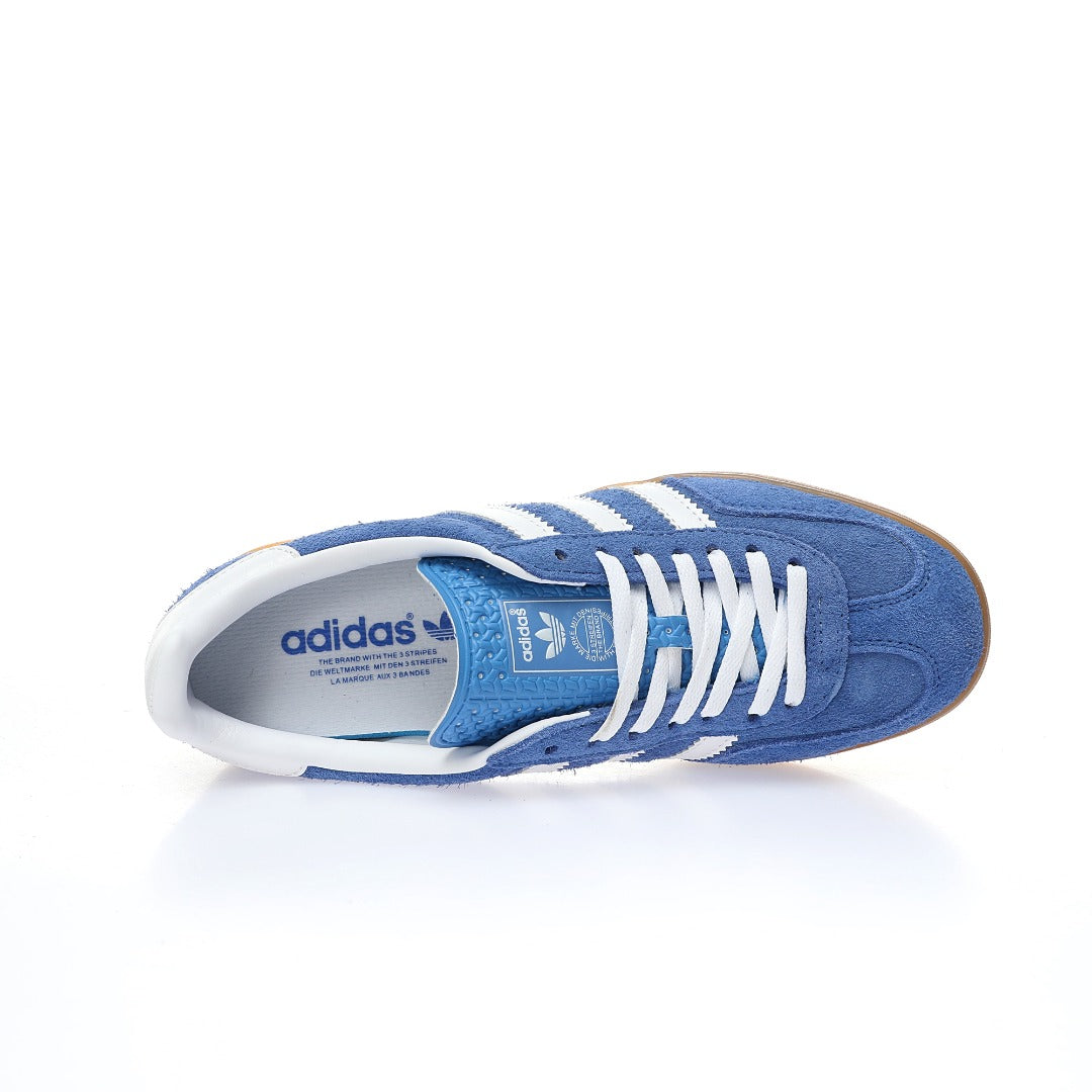 Adidas Originals Gazelle Indoor ¨C Blue / White Gum Suede Low-Top Sneakers