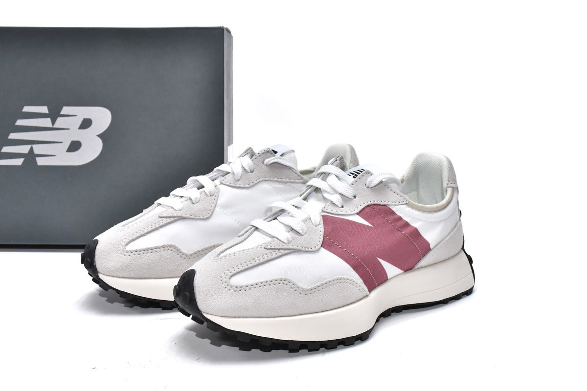 New Balance 327 Women's & Men's Retro Sneakers - White & Dusty Rose
