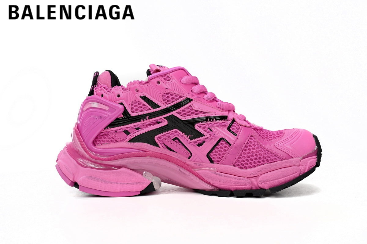 Balenciaga Runner men's shoes  women sneakers ¡ª Pink / Black