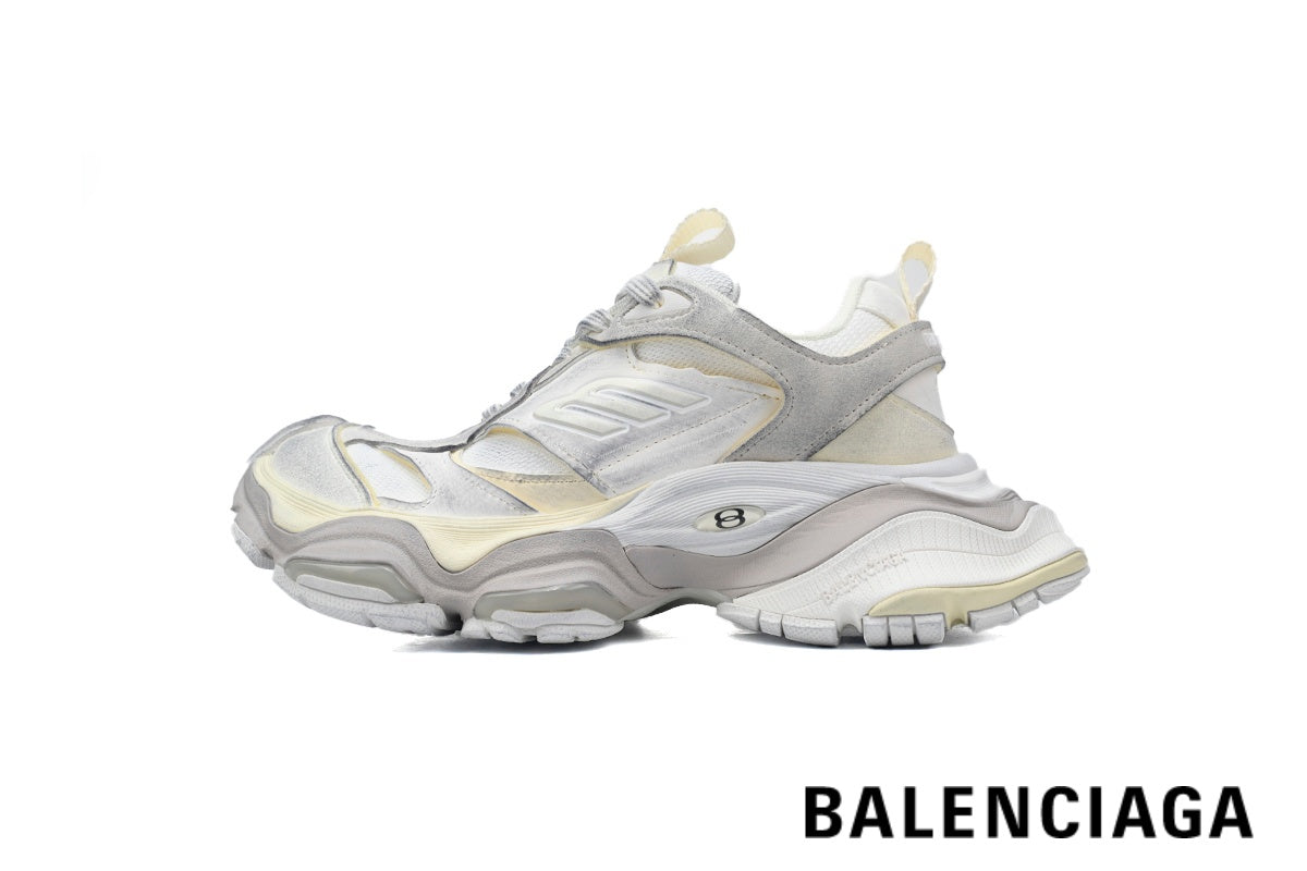 Balenciaga Runner men's shoes  women sneakers¨C White & Beige