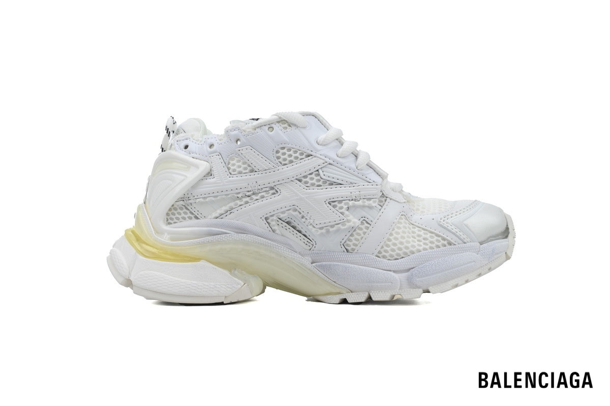 Balenciaga Runner men's shoes  women sneakers ¨C All White