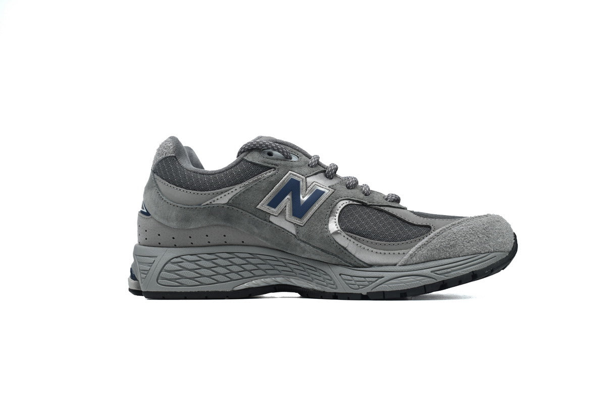 New Balance 2002R Women's & Men's Grey & Navy Mesh Retro Sneakers