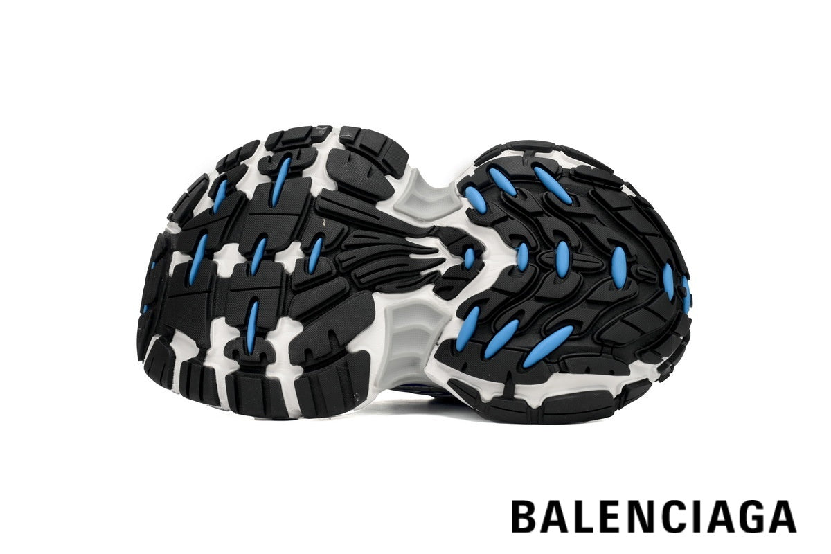 Balenciaga Runner men's shoes  women sneakers ¨C White & Blue