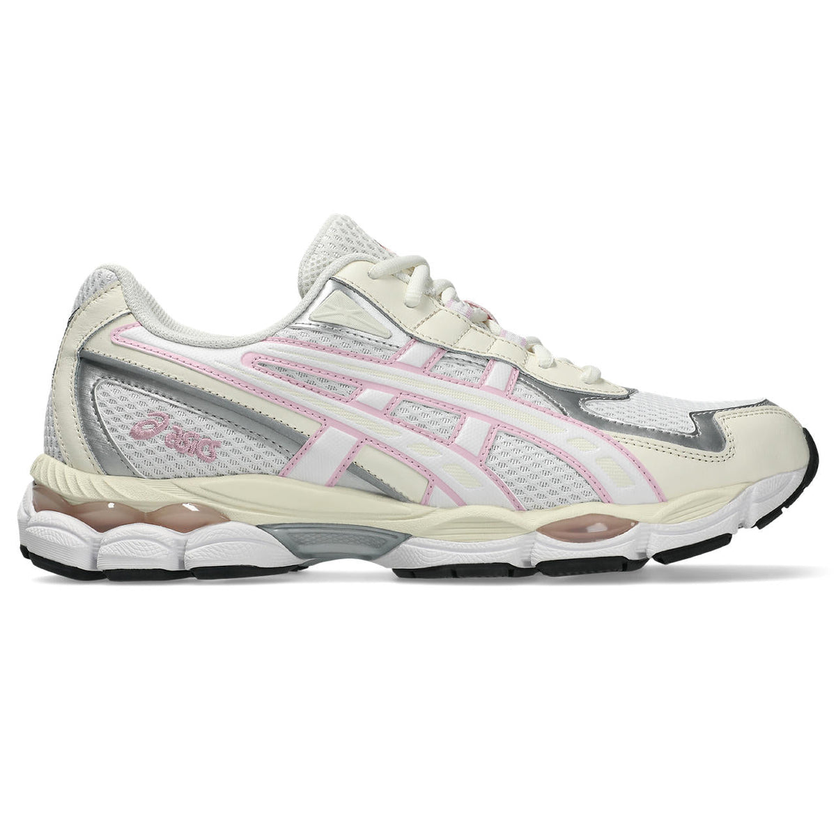 Asics womens shoes  neutral running shoes mens  sneakers Gel-NYC ¨C Cream/Silver/Pink Sneaker