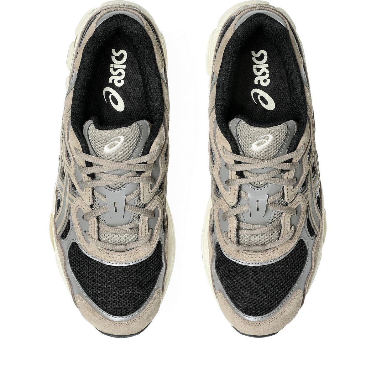 Asics womens shoes  neutral running shoes mens  sneakers Gel-Nimbus 24 ¨C Beige/Black/Silver Sneaker