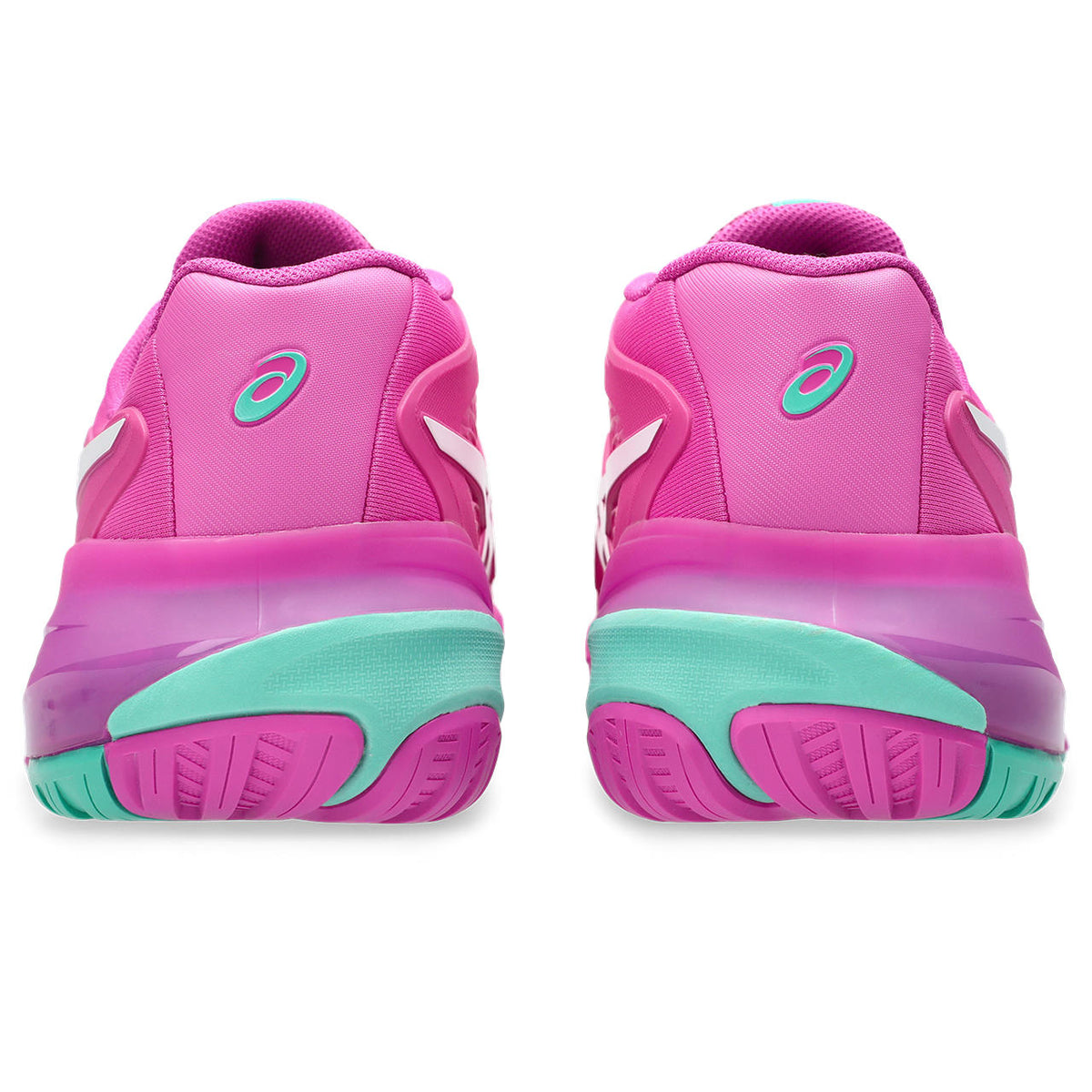 Asics womens shoes  neutral running shoes mens  sneakers Gel-Resolution ¨C Hot Pink/White/Turquoise Tennis Sneaker