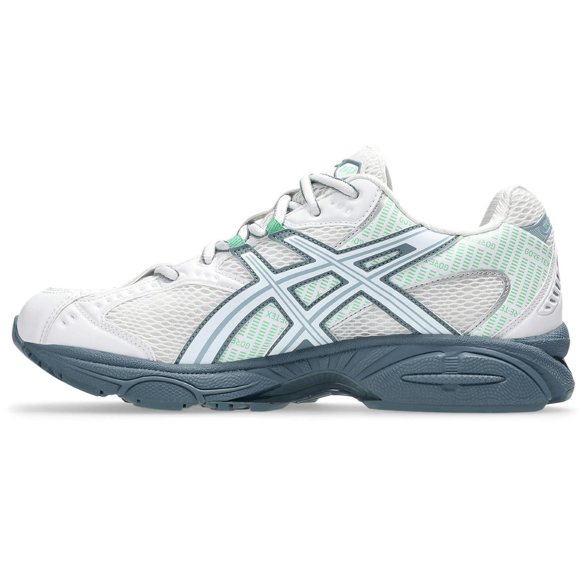 Asics womens shoes  neutral running shoes mens  sneakers  Gel-Kayano 14 White / Light Green / Slate Blue