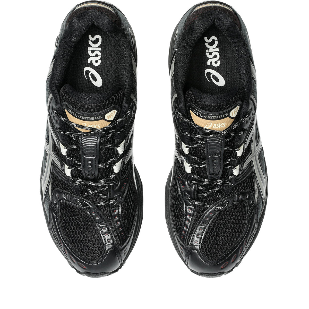 Asics womens shoes  neutral running shoes mens  sneakers Gel-Nimbus 10 Black / Gray / Beige