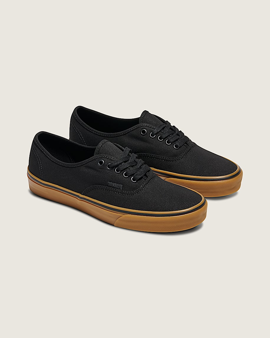 Vans Authentic Black Gum slip on shoes mens vans womens vans shoes slip on