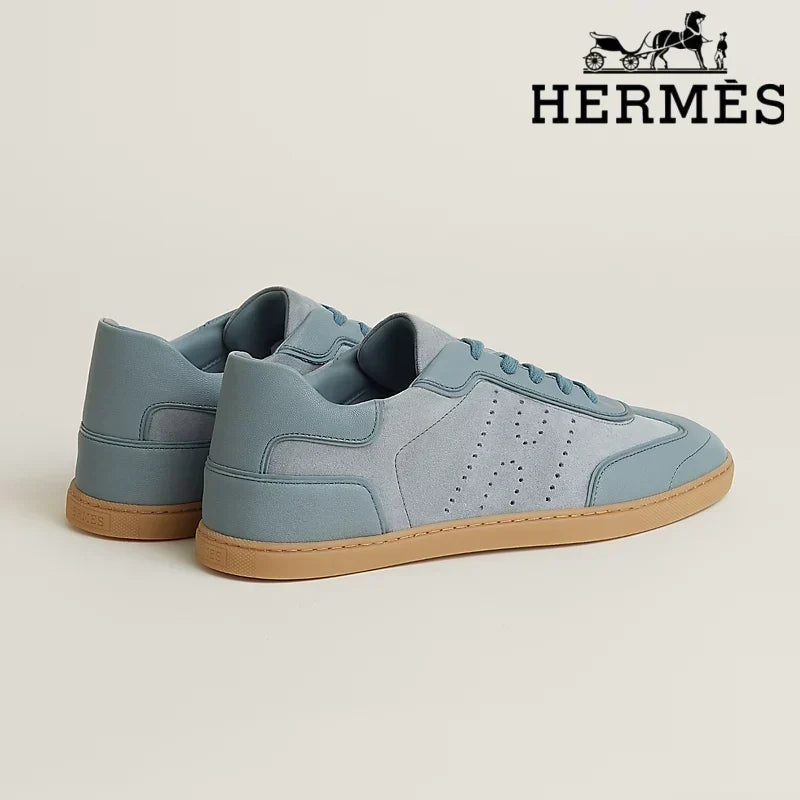 Herm¨¨s Boomerang Light Blue Sneaker