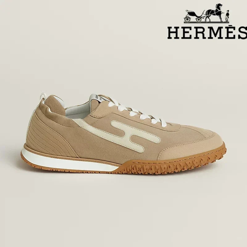 Herm¨¨s Jet Sneaker in Beige