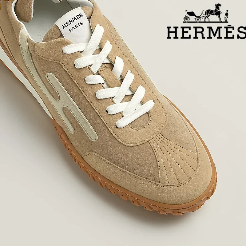 Herm¨¨s Jet Sneaker in Beige