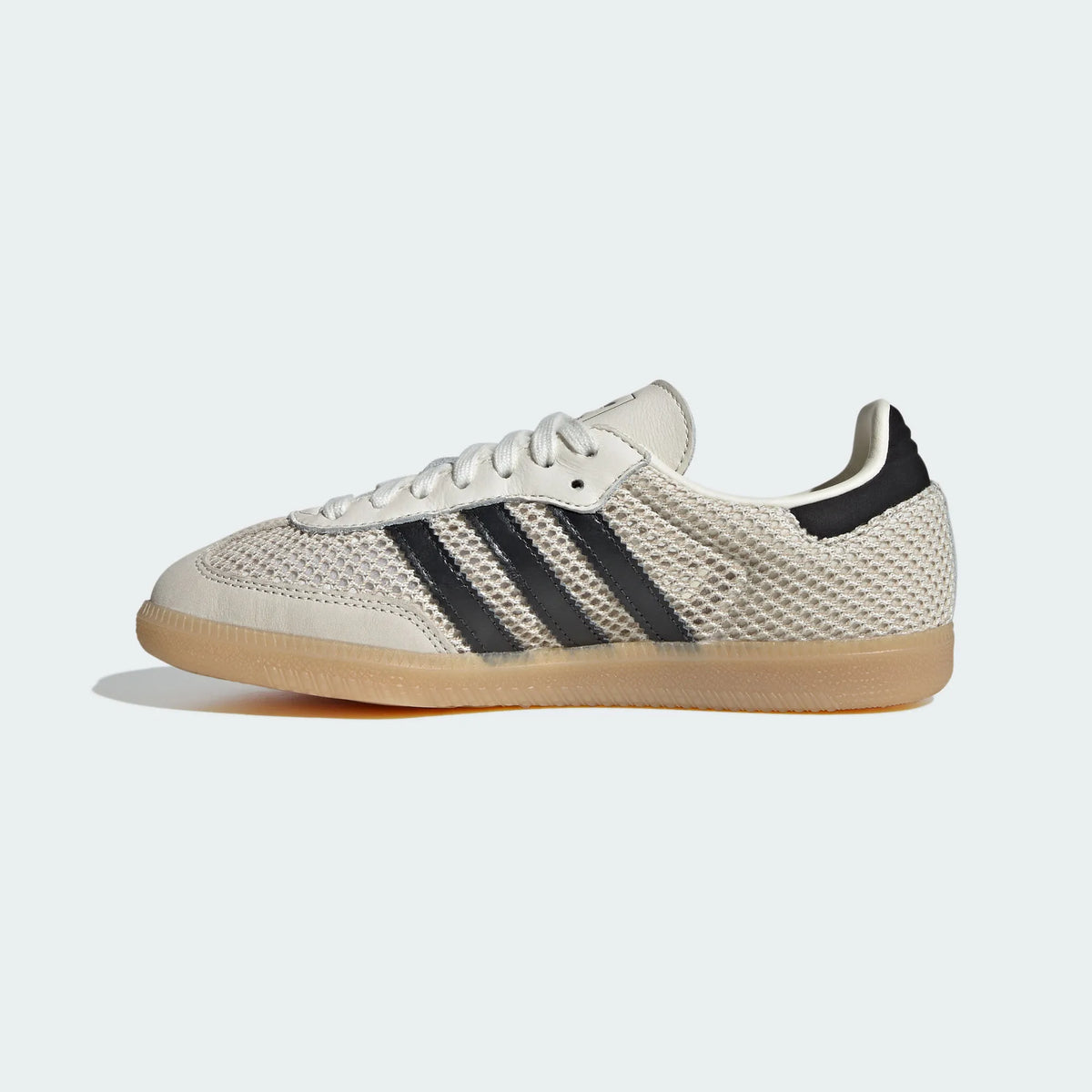 Adidas Originals ¨C Cream / Black Mesh & Leather Casual Sneakers