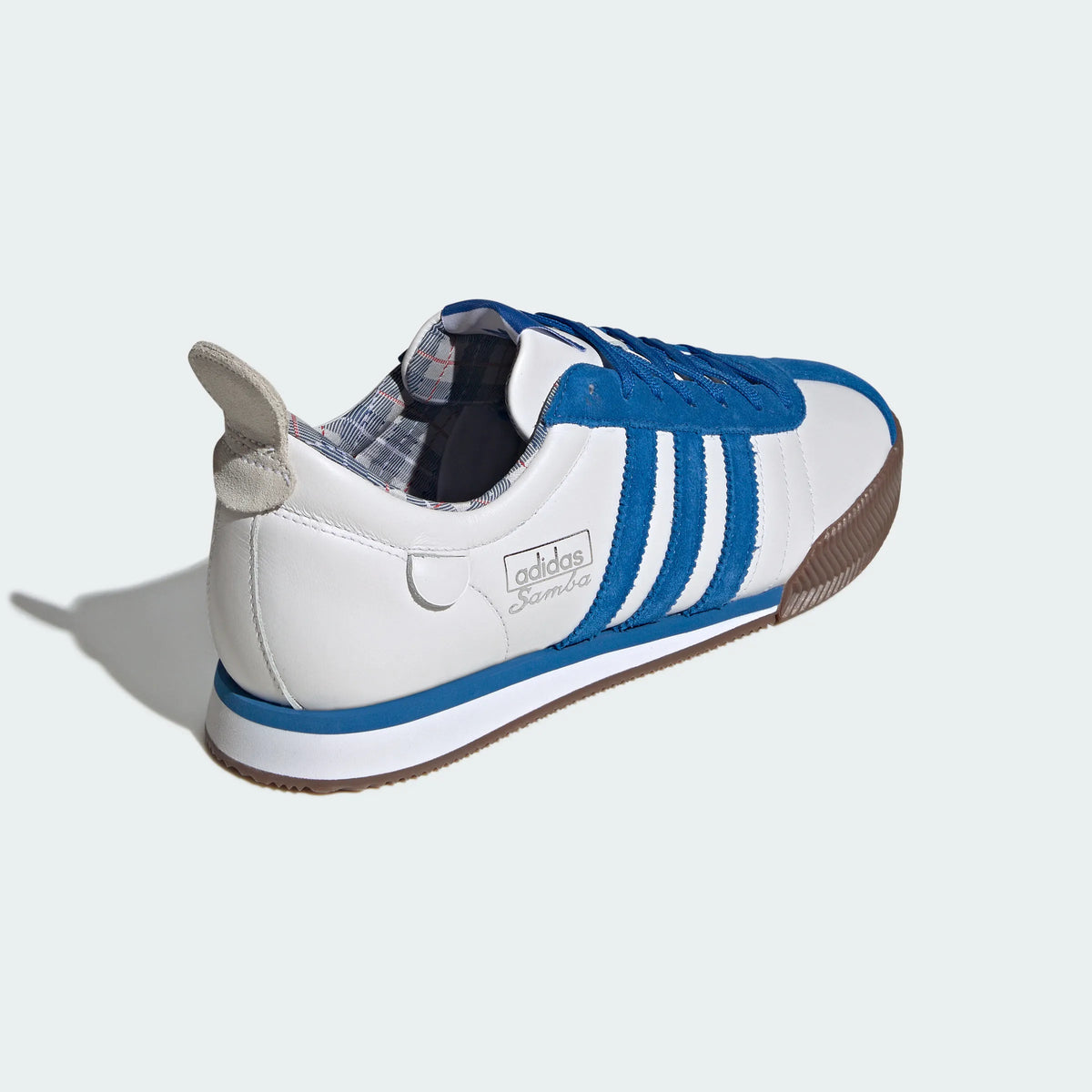 Adidas Originals ¨C White / Blue Leather Retro Casual Sneakers