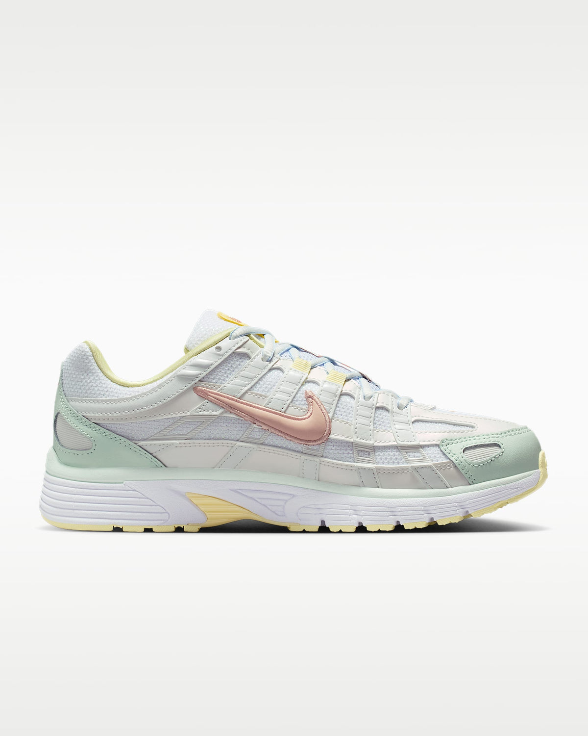 Nike P-6000 ¨C White / Pink / Mint Mesh Athletic Sneakers