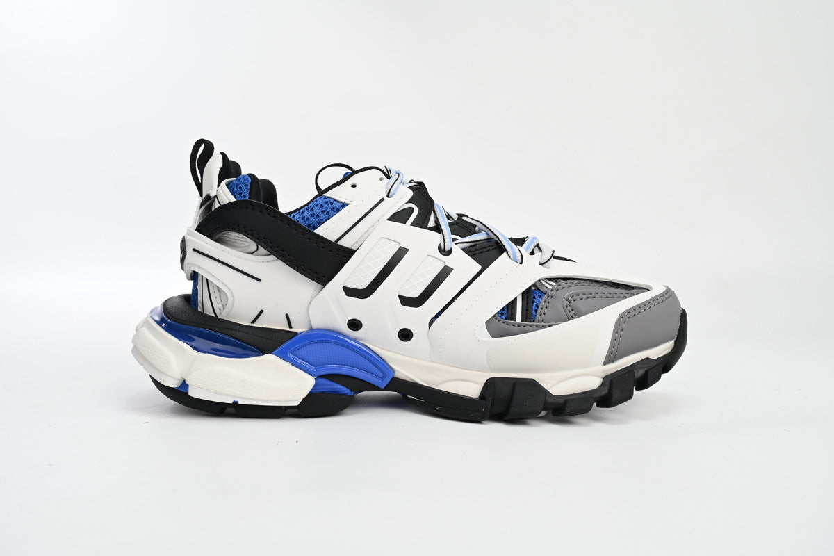 Balenciaga men's shoes Track Sneaker balenciaga runners White and blue