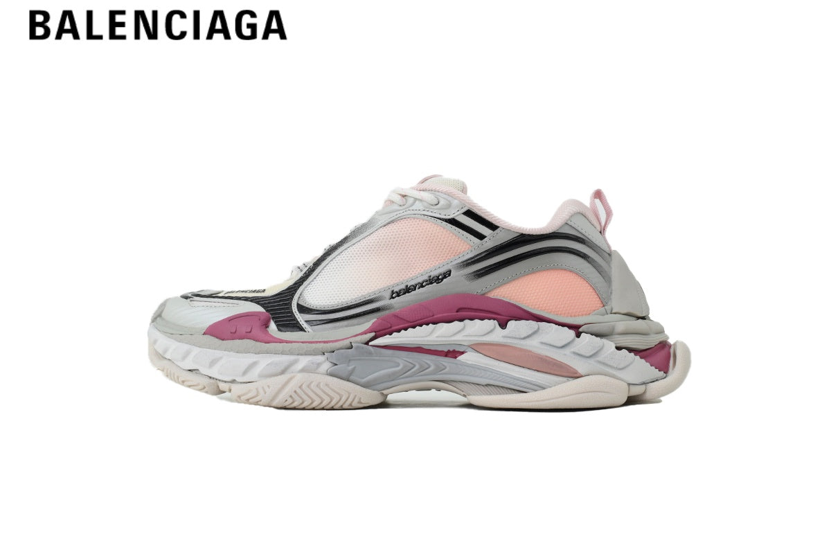 Balenciaga Cargo men's shoes  women sneakers ¡ª White, Pink & Burgundy