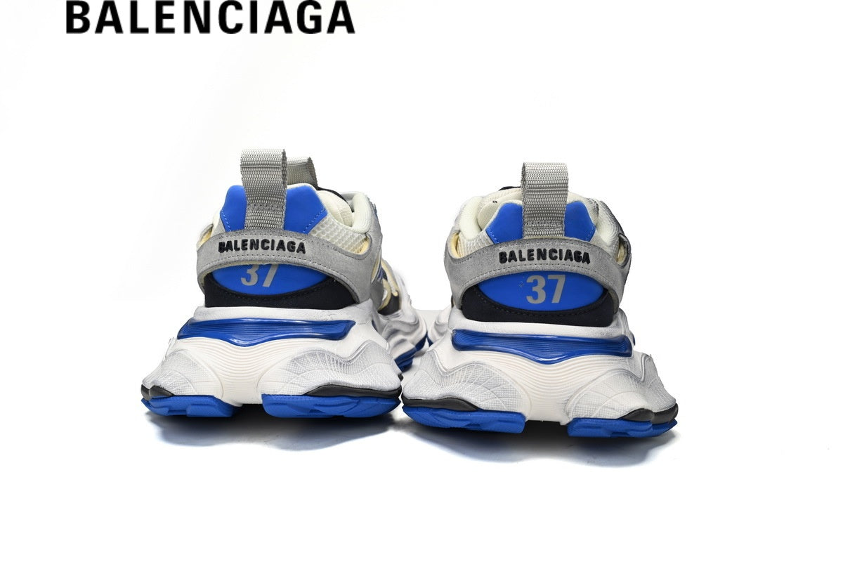Balenciaga Cargo men's shoes  women sneakers Grey Blue