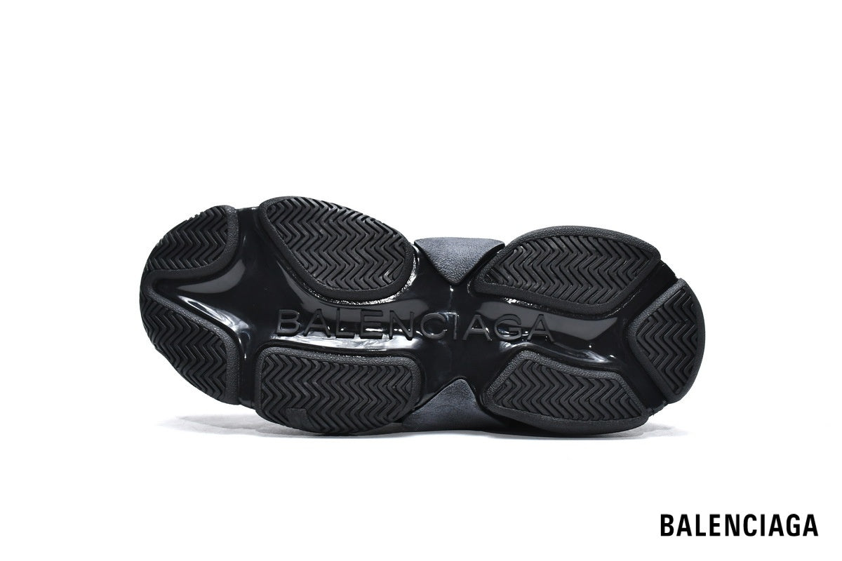 Balenciaga Triple S men's shoes  women sneakers ¨C Triple Black